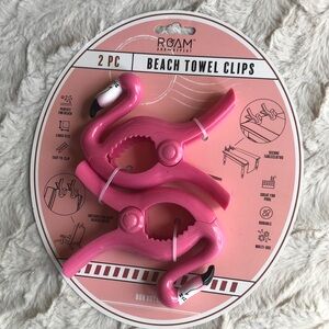 FLAMINGO Beach Towel Clips